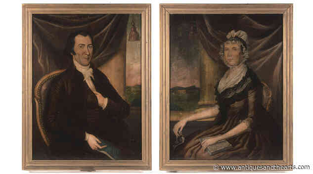 Pair Of Charles Peale Polk Portraits Brings $72,900 At Jeff Evans Sale