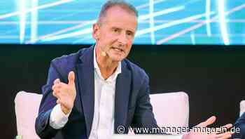 Volkswagen-Chef Herbert Diess: "Wir verdienen so viel Geld wie nie"