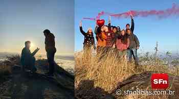 "Amor nas alturas": Jovem de Itaocara pede namorada em casamento na Serra da Bolívia, em Aperibé - SF Notícias