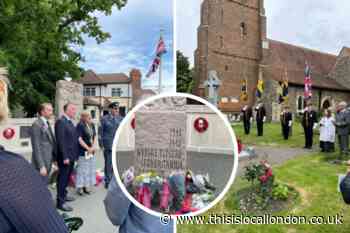 Norwegian Air Force attend North Weald WW2 memorial