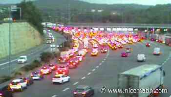 Un accident grave provoque un important bouchon sur l'A8