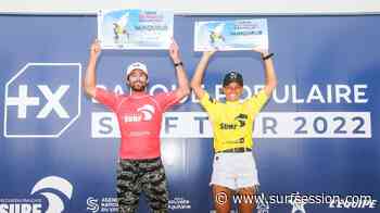 Hossegor : Joan Duru et Hina Conradi remportent la 1ère étape du Banque Populaire Surf Tour - Surf Session