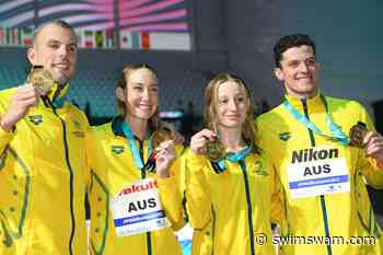 Australia bate el récord del mundo de 4x100 libres mixto - SwimSwam