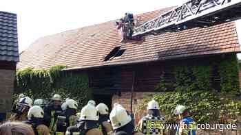 Großalarm für Feuerwehr - Scheunenbrand in Haßfurt - Neue Presse Coburg