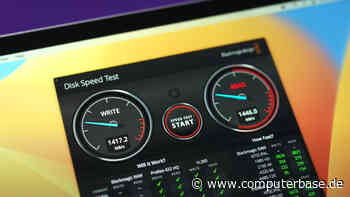 MacBook Pro 13 mit M2: Die 256-GB-SSD ist deutlich langsamer als beim Vorgänger