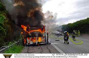 FW-M: Anhänger brennt aus (A99)