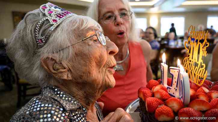Still jitterbugging after all these years, Orange County’s oldest resident on record celebrates her 110th birthday