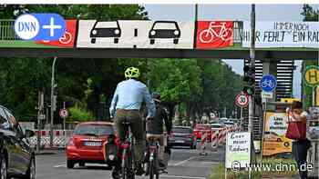 Königsbrücker Straße in Dresden: Protest fordert durchgehenden Radweg - Dresdner Neueste Nachrichten
