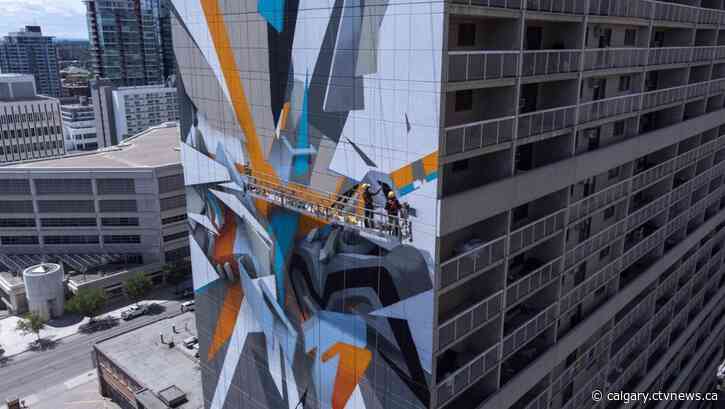 Calgary now home to the world's tallest mural