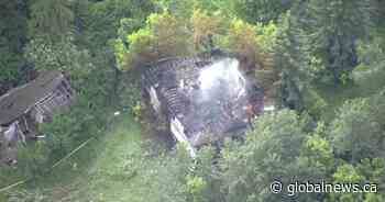 Strathcona Fire investigate suspicious fire of neglected building