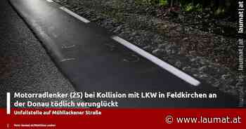 Motorradlenker (25) bei Kollision mit LKW in Feldkirchen an der Donau tödlich verunglückt - laumat|at