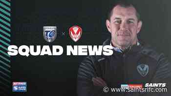 Trio return to squad ahead of Toulouse trip - St.Helens RFC - St.Helens R.F.C.