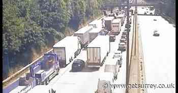 M25 crash diversion route in Surrey to avoid motorway closure - Surrey Live