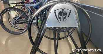 Calgary students weld new bike racks to help prevent theft