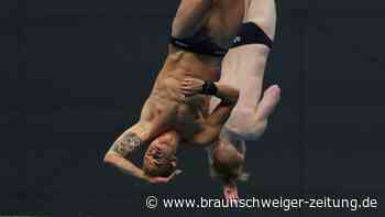 Wasserspringer Barthel und Eikermann Fünfte vom Turm