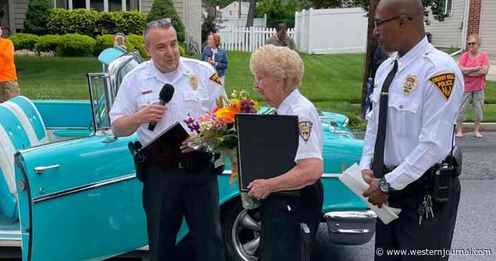 Community Throws Huge Celebration for 94-Year-Old Crossing Guard Who Served for 57 Years