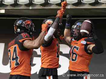 Broken ribs sideline Bryan Burnham, leave B.C. Lions to make a rare go of it without top pass catcher - Belleville Intelligencer