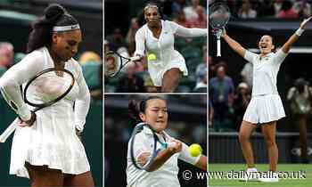 Serena Williams exits Wimbledon in the first round after losing to Harmony Tan