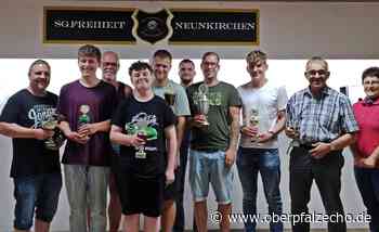 Siegerehrung des Pokalschießens der Schützengesellschaft Freiheit Neunkirchen - OberpfalzECHO