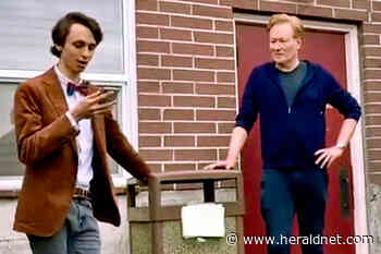 To honor Conan O'Brien's visit, Langley names a trash can after him | HeraldNet.com - The Daily Herald