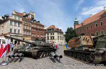 Des épaves de chars russes sont exposées à Varsovie alors que la Pologne salue le courage de l'Ukraine. - Zonebourse.com