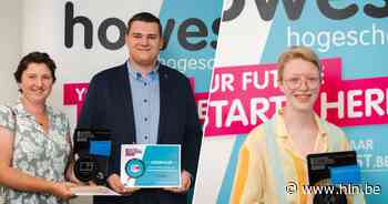 Studenten Tibo (VTI Tielt) en Marieke (VMS Roeselare) vallen in de prijzen met hun eindwerken - Het Laatste Nieuws