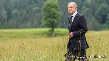 G7-Gipfel: Olaf Scholz stand allein im Regen – mächtig ohnmächtig - t-online