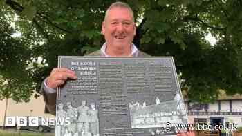 World War Two: Memorial to Battle of Bamber Bridge finished