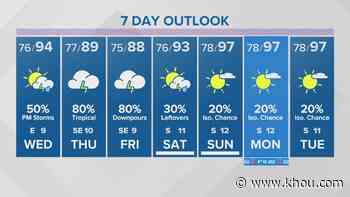 Houston forecast: Rain chances to ramp up at the end of the week - KHOU.com