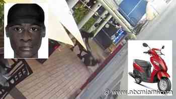 Scooter-Riding Suspect Wanted in 2 Violent Robberies in Fort Lauderdale