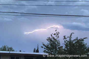 Lightning sparks 2 'spot fires' in Fraser Valley – Maple Ridge News - Maple Ridge News