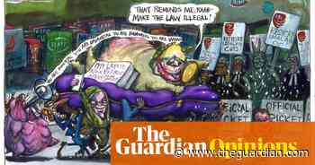 Martin Rowson on Boris Johnson and industrial strikes – cartoon