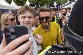 Five pictures of David Beckham in Sussex - The Argus