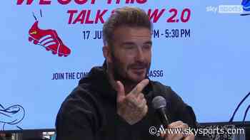 David Beckham: Manchester United fans got me through World Cup red card heartbreak - Sky Sports
