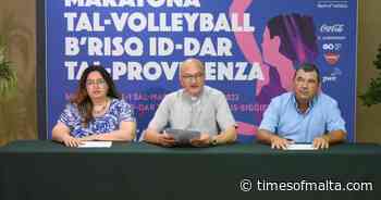 Dar tal-Providenza volleyball marathon returns after two-year absence - Times of Malta