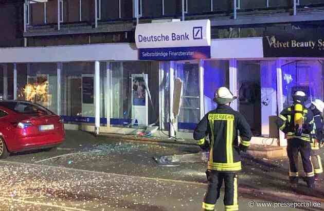 POL-RBK: Rösrath - Täter nach Geldautomatensprengung flüchtig