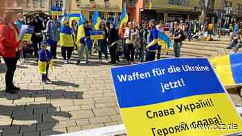 Ukrainer in Jena laden zur Kundgebung auf den Holzmarkt