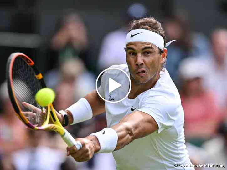 Wimbledon 2022: Rafael Nadal's match-point and the final celebration