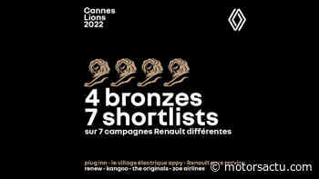 Renault se démarque aux Cannes Lions 2022 - MotorsActu