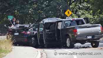 Head-on collision closes River Road in North Delta - Delta Optimist