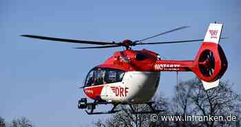 Rödental: Verkehrsunfall mit mehreren Verletzten - Rettungshubschrauber im Einsatz