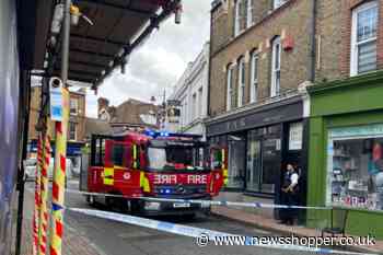Bexley High Street police: Bus crashes into scaffolding
