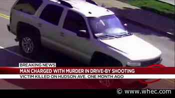 Man charged in drive-by shooting on Hudson Ave, RPD needs your help finding car