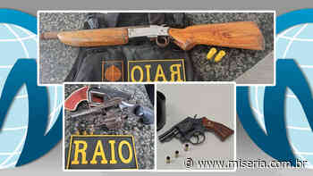 Cinco presos e seis armas apreendidas em Crato, Missão Velha e Várzea Alegre - Site Miséria
