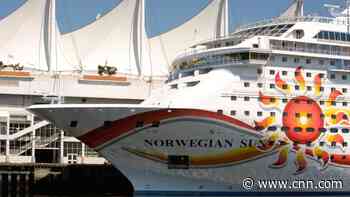 Cruise ship Norwegian Sun hits piece of an iceberg