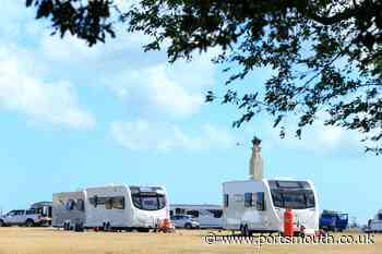 Police take 'swift action' to remove travellers that pitched on Southsea Common - Portsmouth News