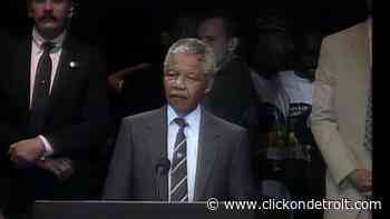This week in history: Nelson Mandela visits Detroit, speaks at Tiger Stadium in 1990 - WDIV ClickOnDetroit