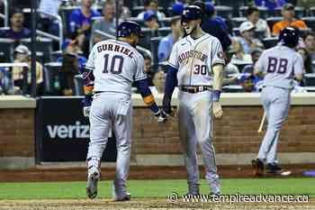 Tucker, Alvarez homer as Astros roll past Mets 9-1 - Virden Empire Advance