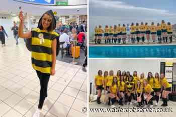 Watford-themed hen do waltzes through Luton Airport