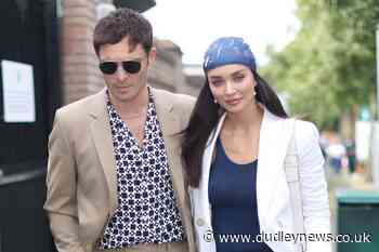 Actors Ed Westwick and Amy Jackson arrive together at Wimbledon - Dudley News